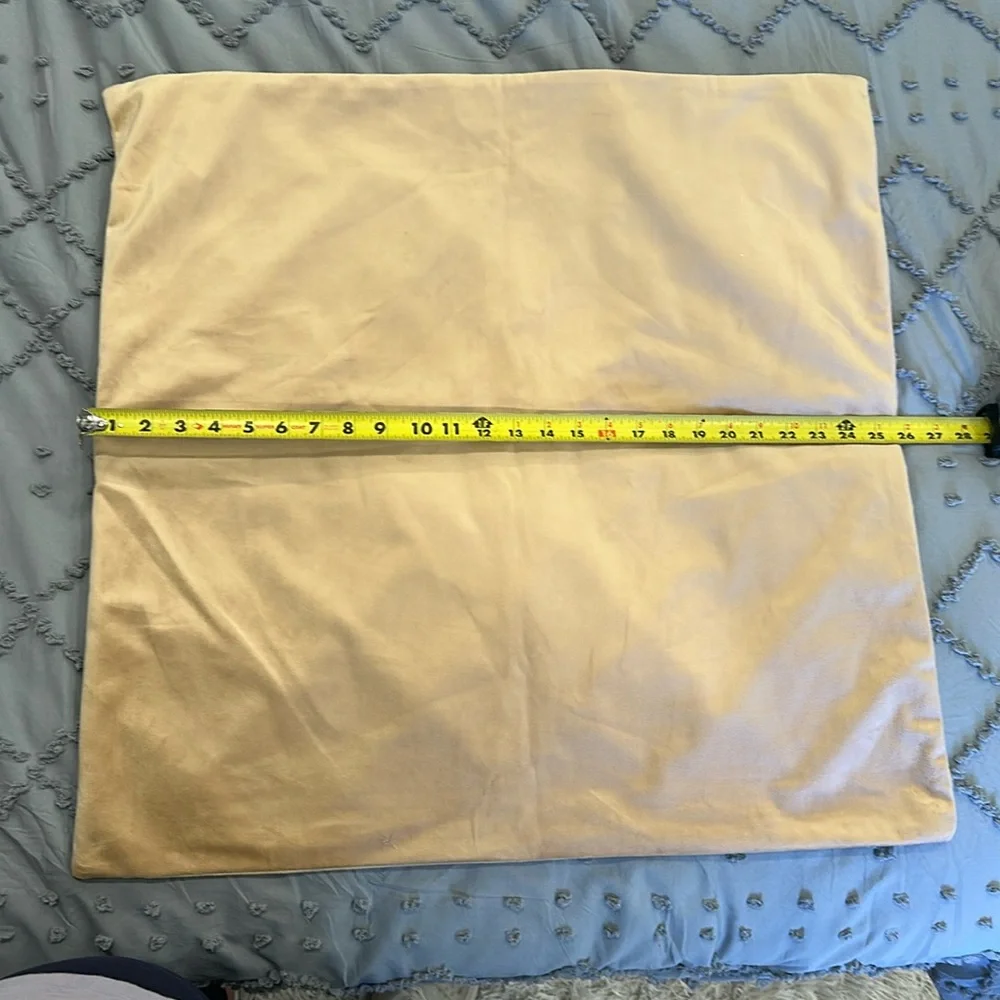 NWOT 1 camel/tan velvet pillow cover